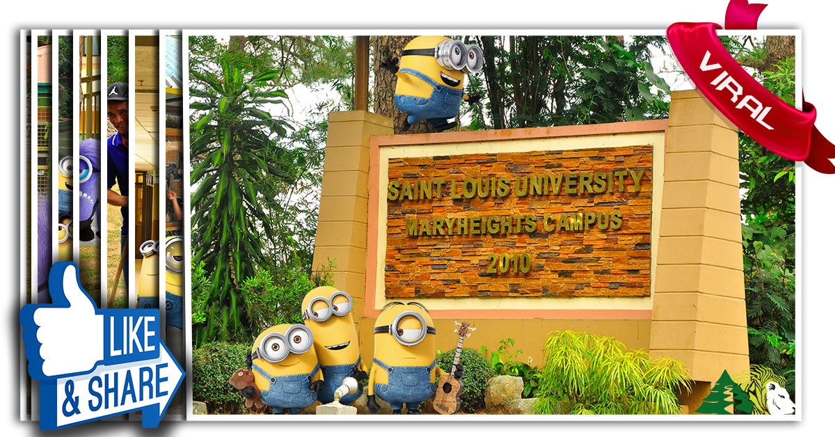 15 Best Minion pictures you will see at SLU Bakakeng Campus - WHEN IN BAGUIO